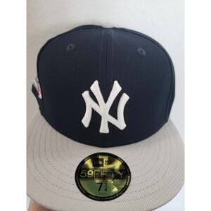 New York Yankees Big League Chew New Era 59FIFTY Fitted Hat Navy Size 7 1/4